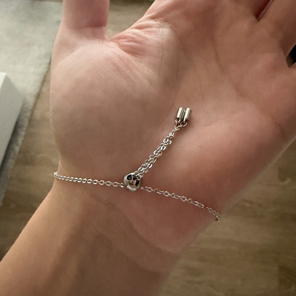 Swarovski Silver Bracelet with Crystal Accent - Picture 4 of 7